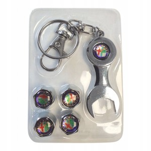 Nakrętki na wentyle wentylki z logo ALFA ROMEO