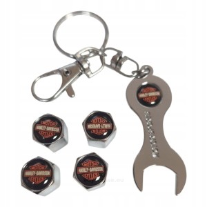 Nakrętki na wentyle wentylki zawory z logo HARLEY DAVIDSON