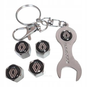 Nakrętki na wentyle wentylki z logo RENAULT nowy typ