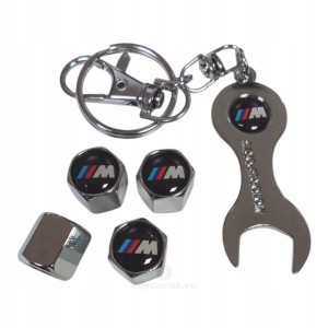 Nakrętki na wentyle wentylki z logo M-PAKIET M-POWER