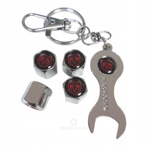 Nakrętki na wentyle wentylki z logo DODGE