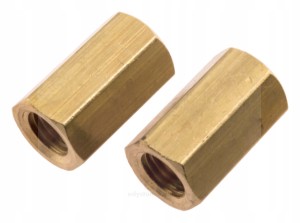 Łącznik mufa przewodu ham. gwint M10x1.25 wew.