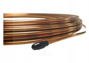 Rurka rura miedziana układy paliwa i inne fi 12