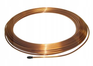 Rurka rura miedziana fi 4.76 na przewody hamulcowe