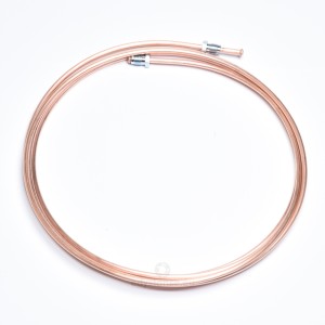 Przewód hamulcowy miedziany 300 cm z koń. M10x1 QB