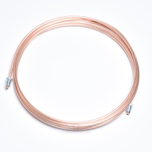 Przewód hamulcowy miedziany 310 cm z koń. M10x1 QB