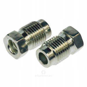 Końcówki złączki rurki przewodu M12x1 Fi 4.8 2 szt