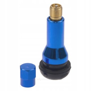 Zawór zawory wentyl do koł TR414 TR 414 NIEBIESKI