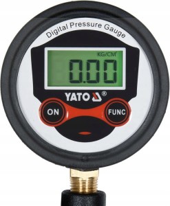 YATO Pistolet do pompowania kół z manometrem LCD