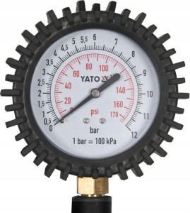 YATO Pistolet do pompowania kół z manometrem 23703