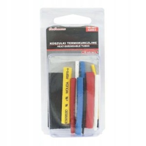 Zestaw koszulki termokurczliwe 10 szt. blister