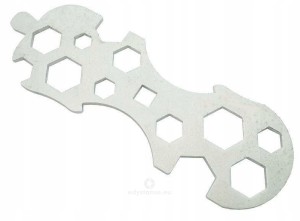 Klucz płaski wielofunkcyjny rowerowy 15 w 1