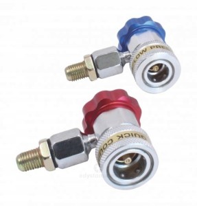 Złącza serwisowe do klimatyzacji 90° czynnik R134A