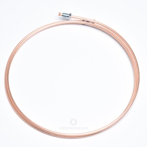 Przewód hamulcowy Cu 197 cm koń. M10x1 / M12x1 QB