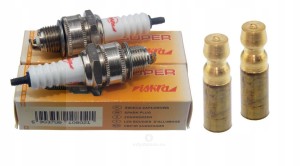 Świece swieca Fiat 126P MALUCH - 2 szt + nakrętki