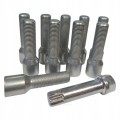 Śruby do kół pod dystanse M14x1.5 55 mm kpl. 10 szt. + klucz TORX