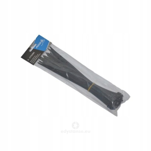 ASTA Opaska kablowa TRYTKA 5x250mm / 50szt / CZARNA