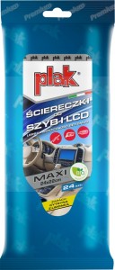 Plak Ściereczki do szyb i LCD zapach CYTRYNA Z LIMONKĄ