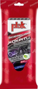 Plak MAXI Premium Ściereczki do kokpitu nabłyszczające (black trend)