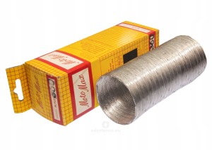 RURA SPIRO przewód powietrza dolot ALU fi 60x600mm