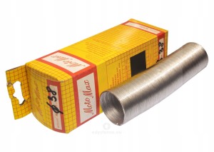 RURA SPIRO przewód powietrza dolot ALU fi 38x500mm