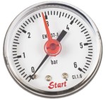 Manometr zegar do pompki nożnej START