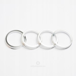 Pierścienie centrujące AUDI 66.5 57.1 ALU 4 szt.