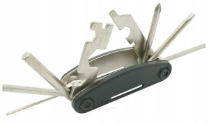 Klucz składany wielofunkcyjny rower 10 w 1
