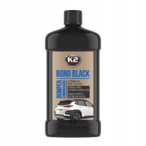 Czernidło do gumy i plastiku K2 BONO BLACK 500 ML