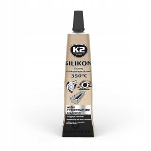 K2 SILIKON CZARNY +350°C wysokotemperaturowy 21g